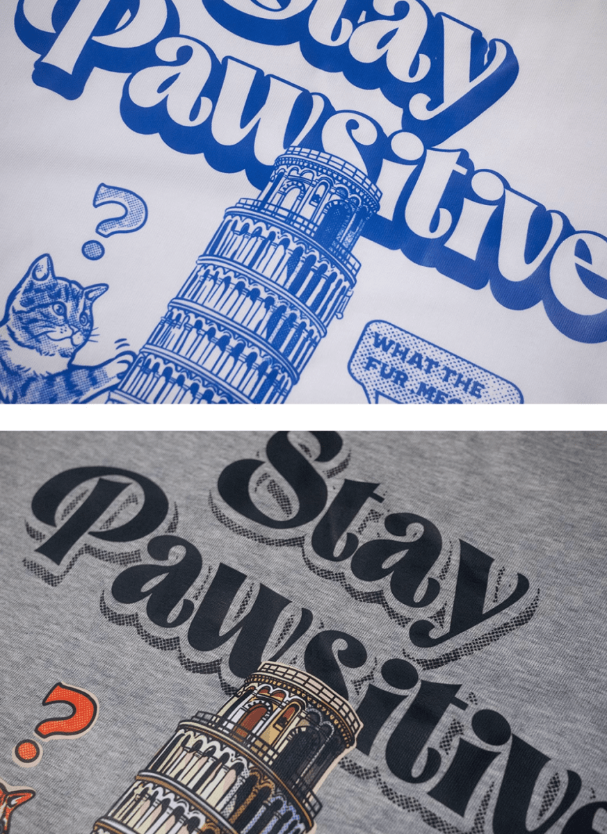 Cat tower print T-shirt N5268 - ファッション通販 NNine(ナイン)