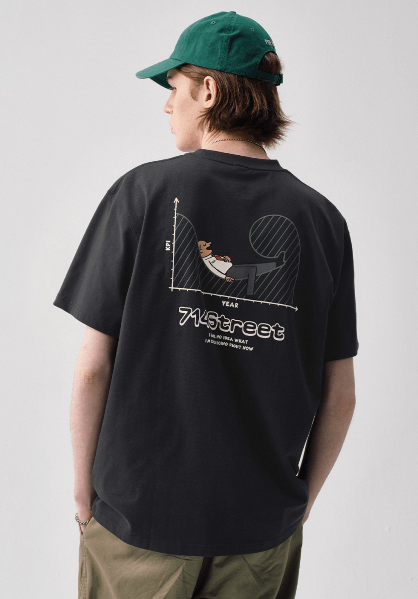 CHART BACK PRINT T - SHIRT N5210 - ファッション通販 NNine(ナイン)