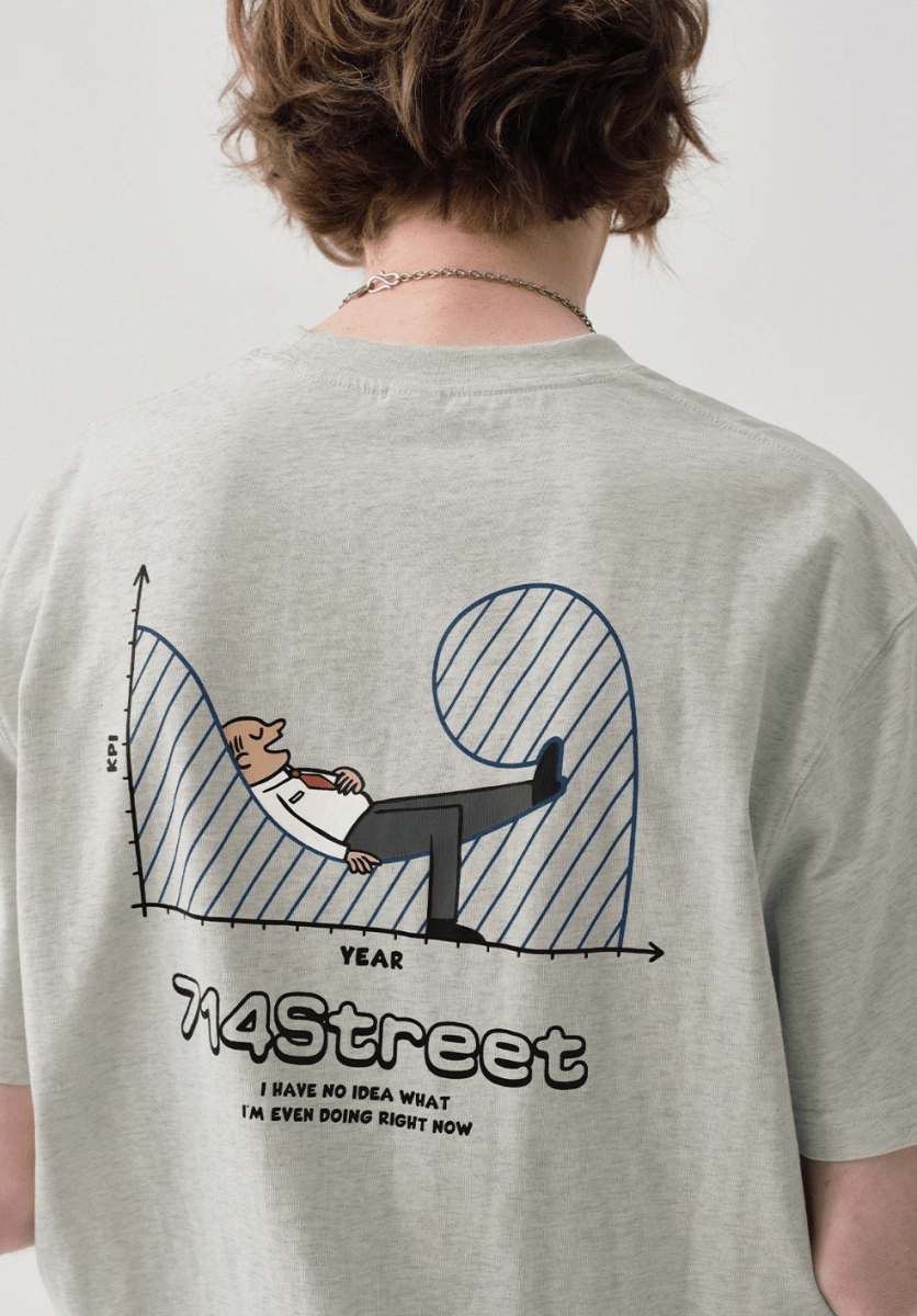 CHART BACK PRINT T - SHIRT N5210 - ファッション通販 NNine(ナイン)
