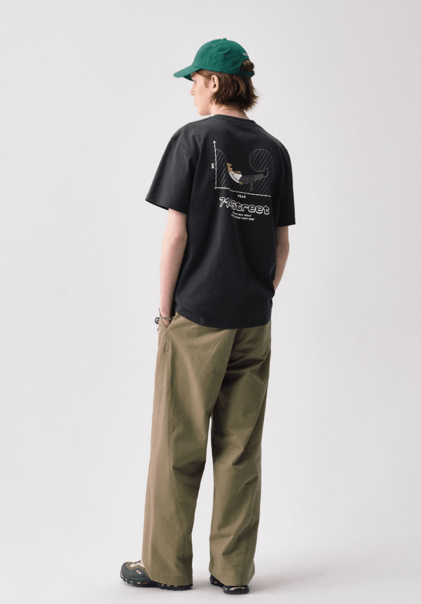 CHART BACK PRINT T - SHIRT N5210 - ファッション通販 NNine(ナイン)