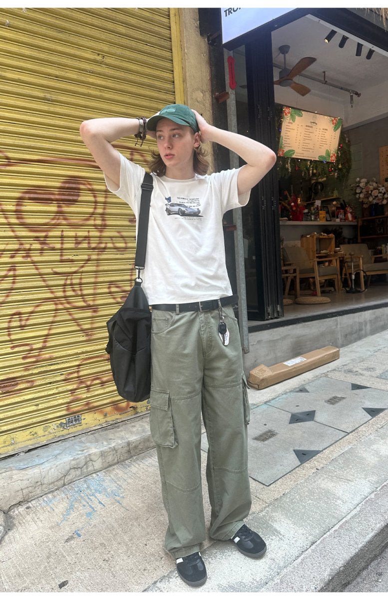 clean fit cargo pants N3431 - NNine