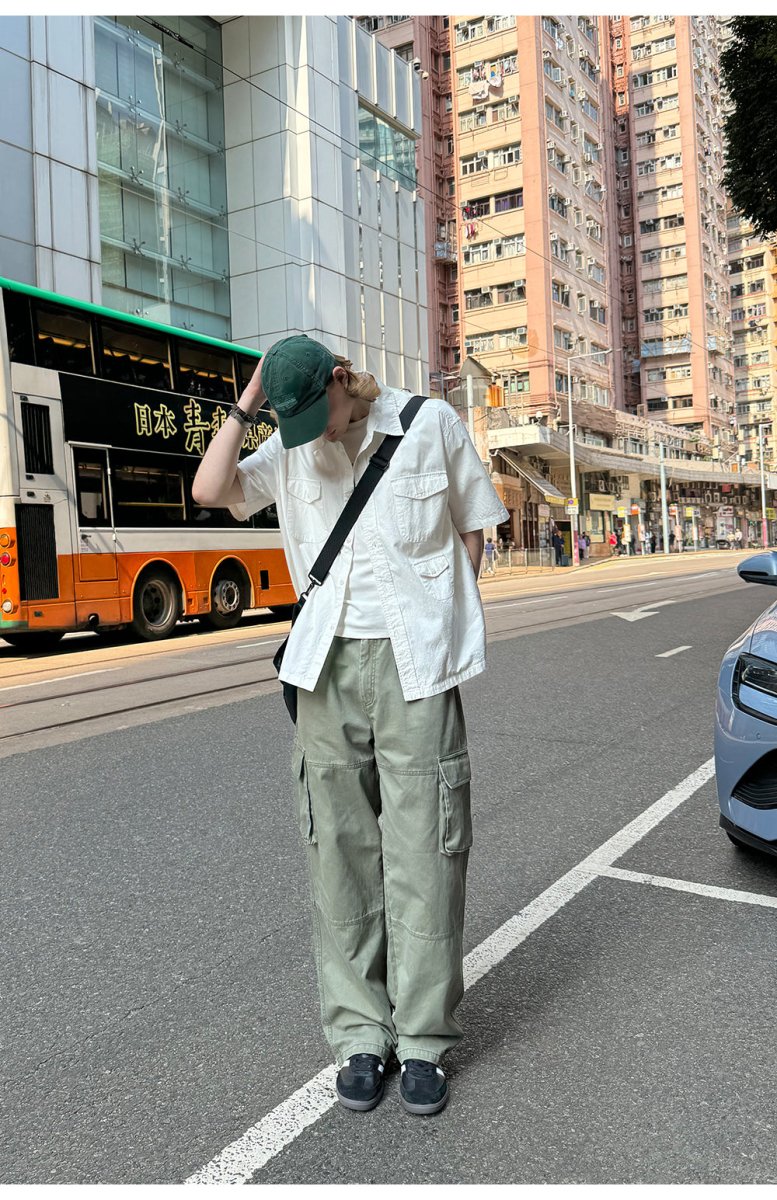 clean fit cargo pants N3431 - NNine