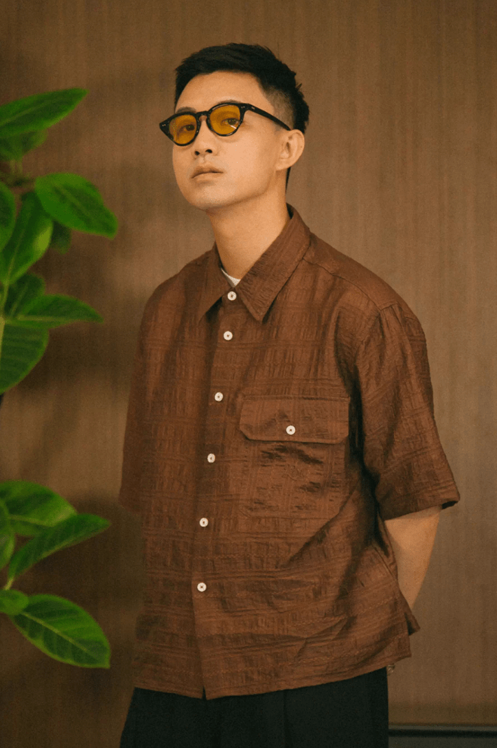クラウドラインボックスシャツ テンセル混紡 / Cloud Line Box Shirt N5504 - ファッション通販NNine(ナイン)