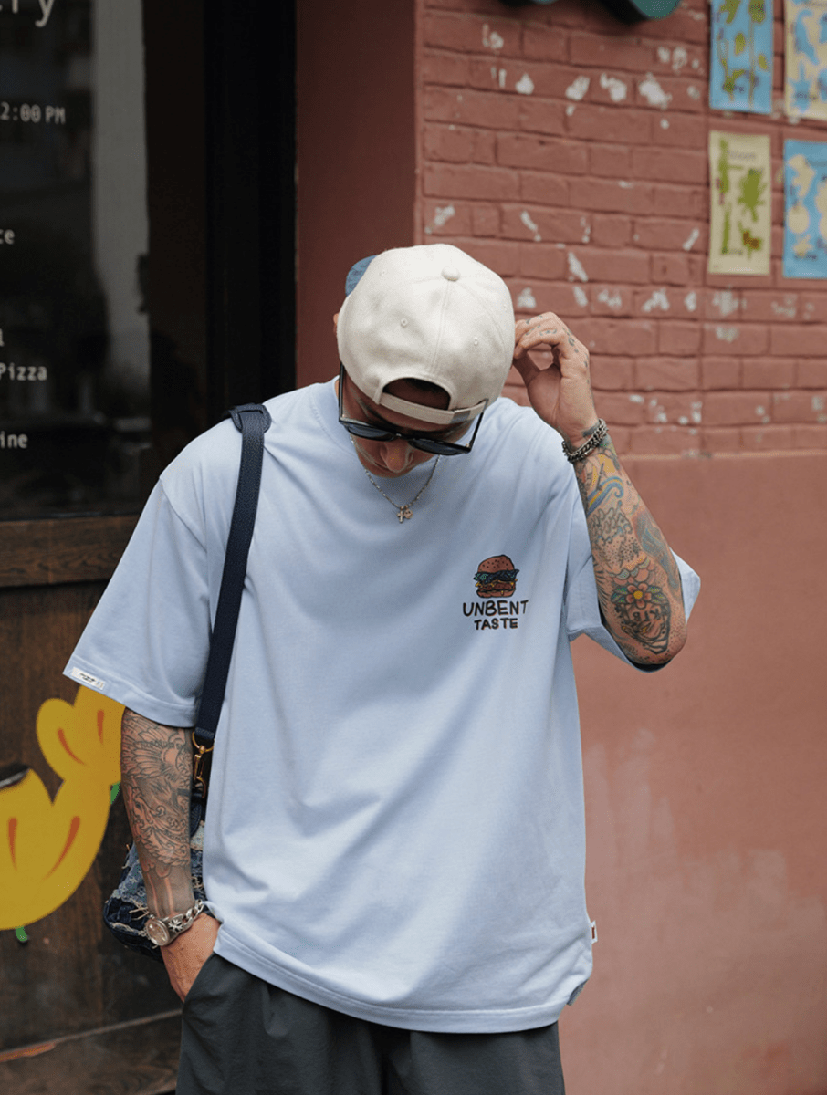 Coolmax速乾 フードグラフィック ルーズTシャツ N6969 - ファッション通販NNine(ナイン)