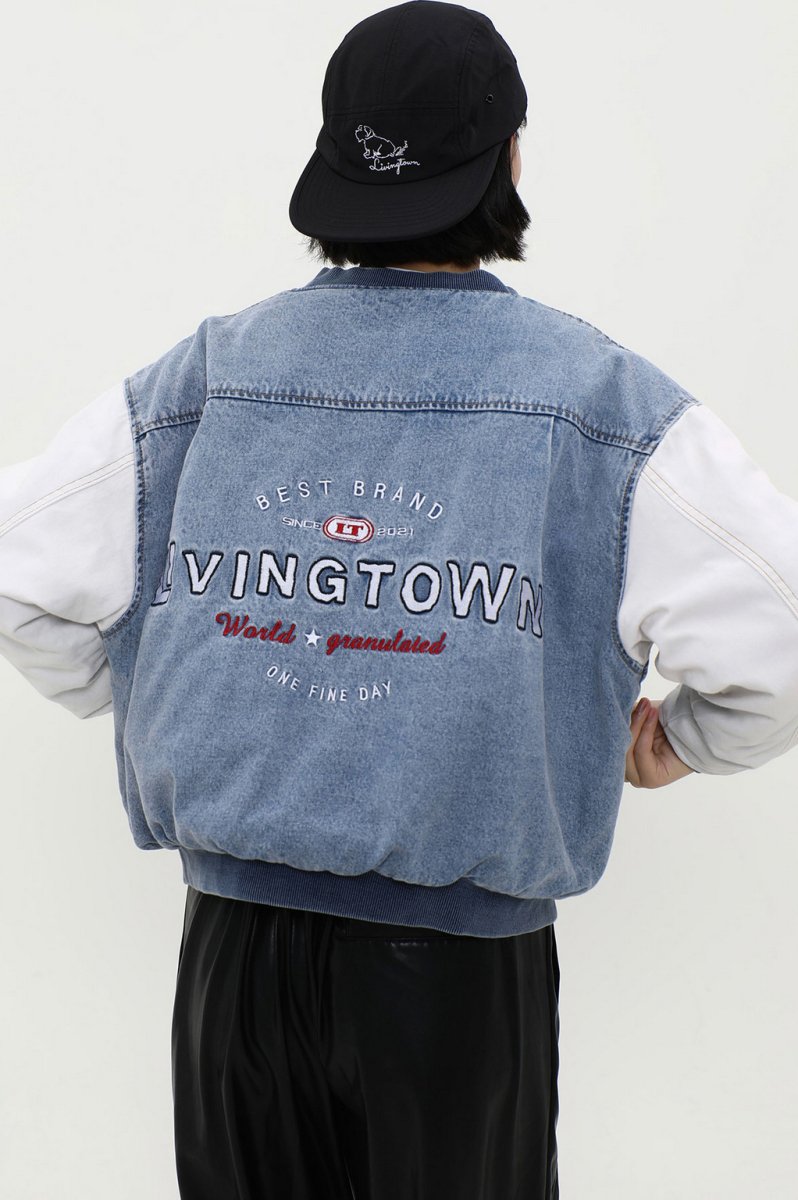 denim stadium jumper N4681 - NNine