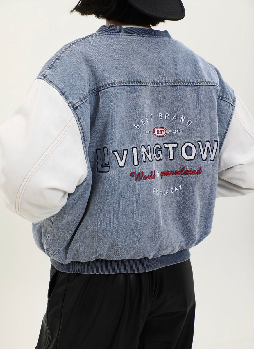 denim stadium jumper N4681 - NNine