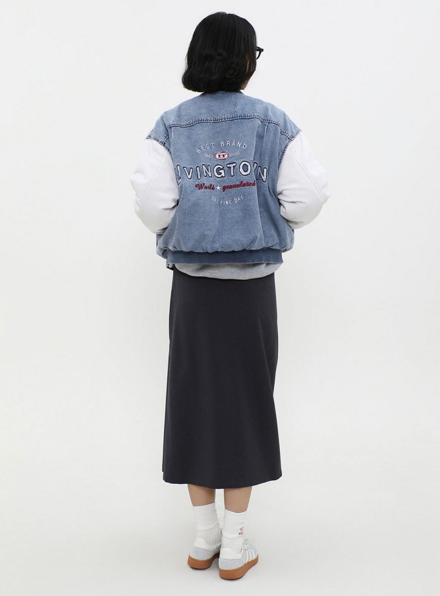 denim stadium jumper N4681 - NNine