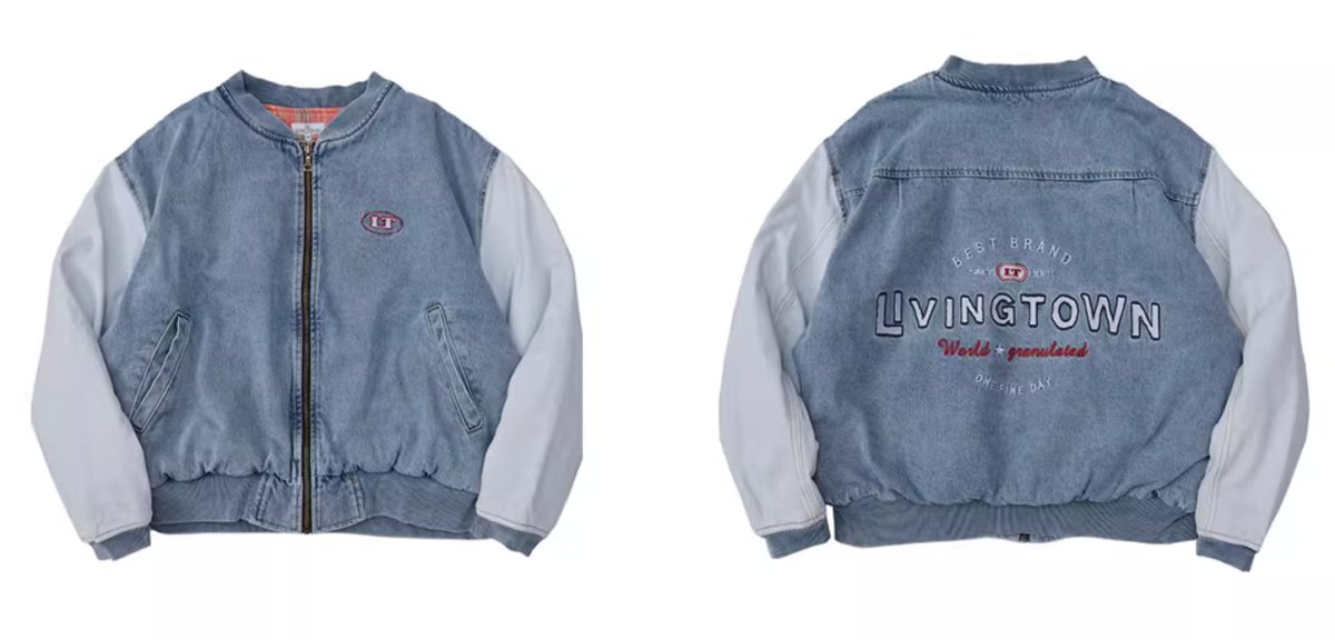denim stadium jumper N4681 - NNine