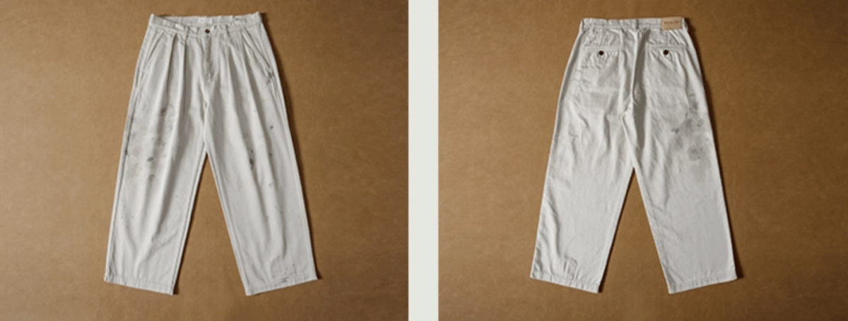 ダートホワイトグレーデニムパンツ / Dirt White Grey Denim Pants N5550 - ファッション通販NNine(ナイン)