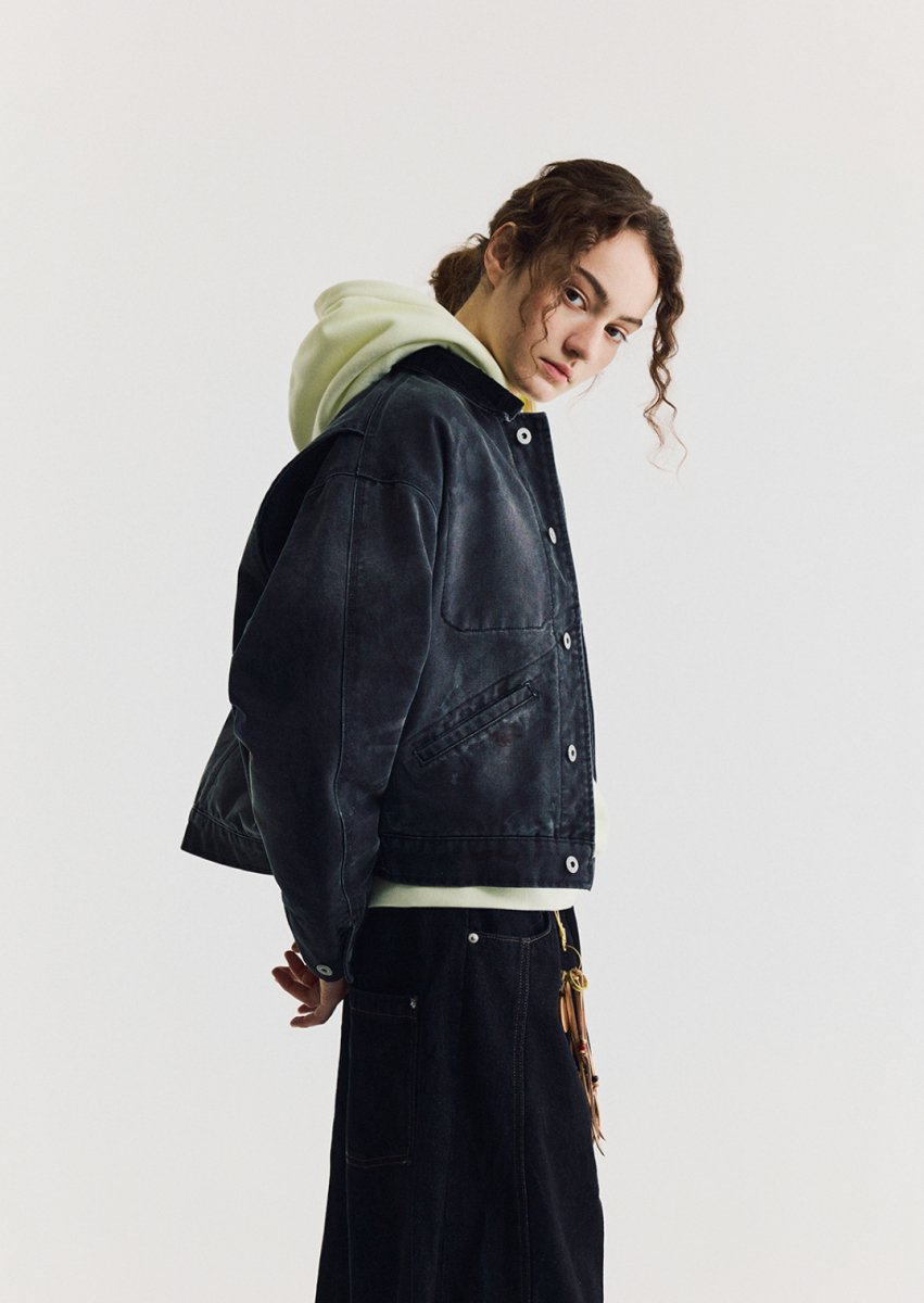 distressed detroit jacket N4653 - NNine