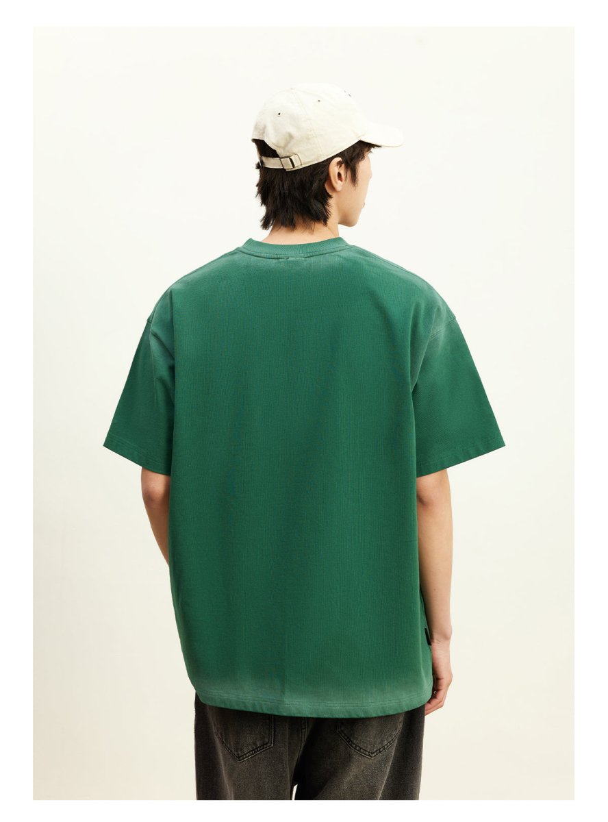 Distressed wash T - shirt N3745 - NNine