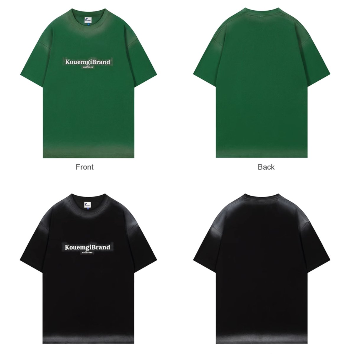 Distressed wash T - shirt N3745 - NNine
