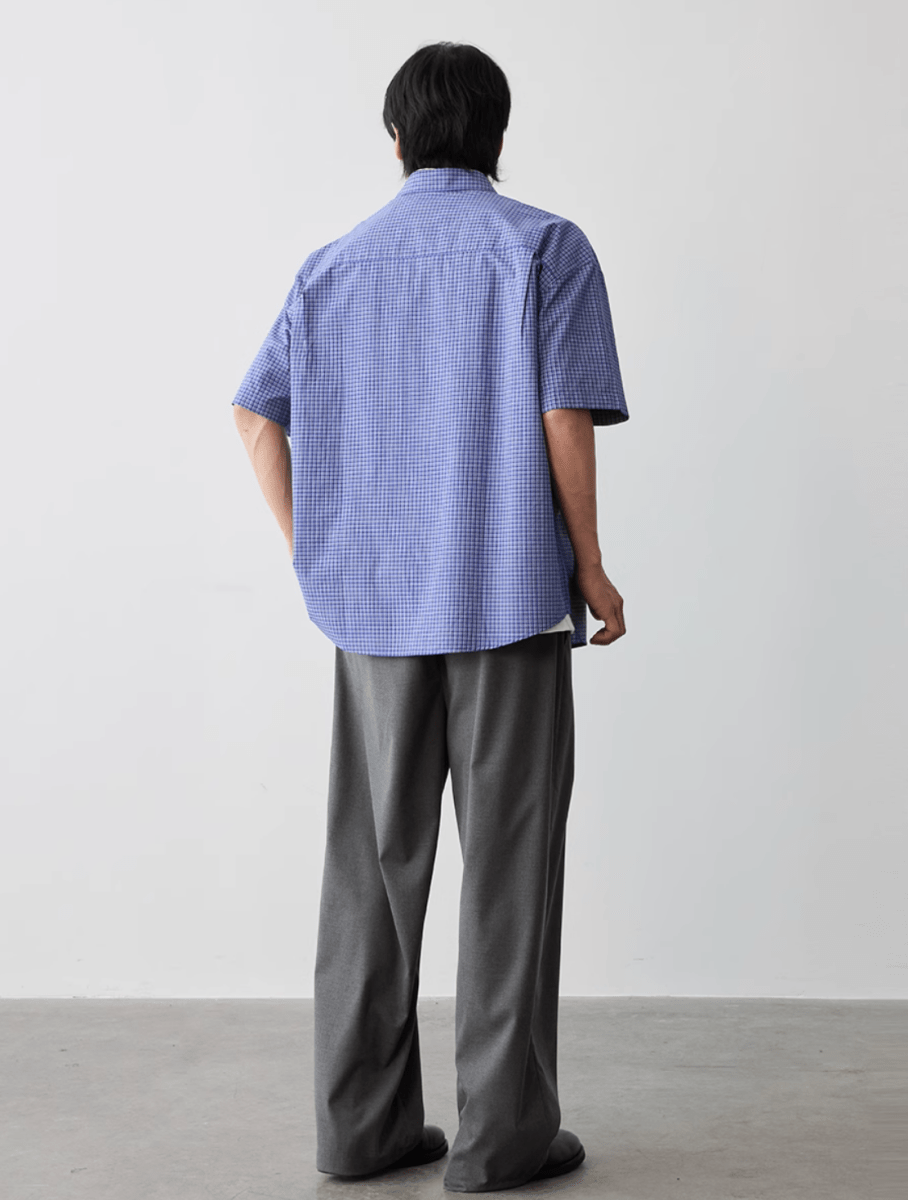 ダブルプリーツスラックス メンズ レディース ワイド ポリエステル / Double Pleated Pants N5385 - メンズファッション通販 NNine(ナイン)