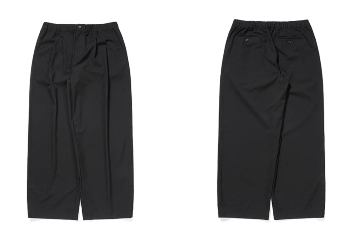 ダブルプリーツスラックス メンズ レディース ワイド ポリエステル / Double Pleated Pants N5385 - メンズファッション通販 NNine(ナイン)