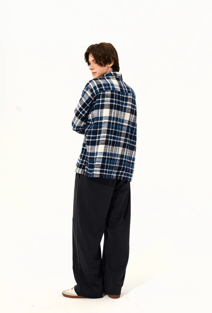 Drape Wide Straight Slacks / ドレープ ワイド ストレート スラックス イージー N5256 - ファッション通販 NNine(ナイン)