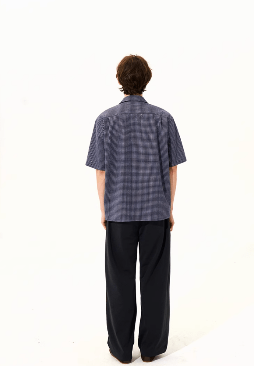 Drape Wide Straight Slacks / ドレープ ワイド ストレート スラックス イージー N5256 - ファッション通販 NNine(ナイン)
