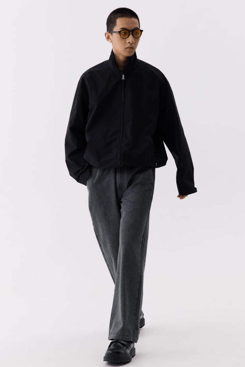 【吸湿速乾繊維】draped denim pants N5117 - ファッション通販 NNine(ナイン)