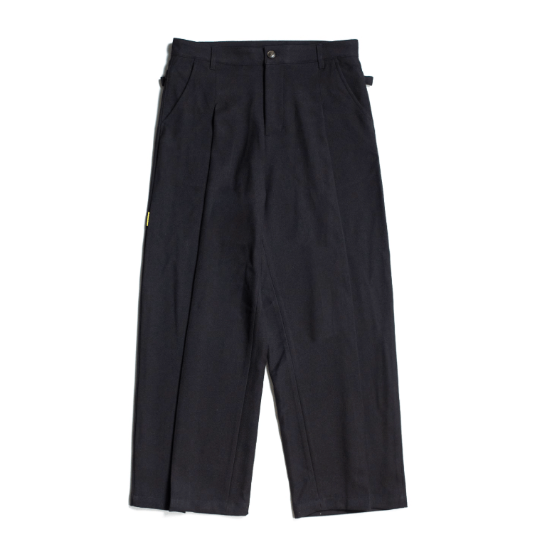 ドレープスラックスパンツ ポリエステル混紡 / Draped Slacks N5505 - ファッション通販NNine(ナイン)