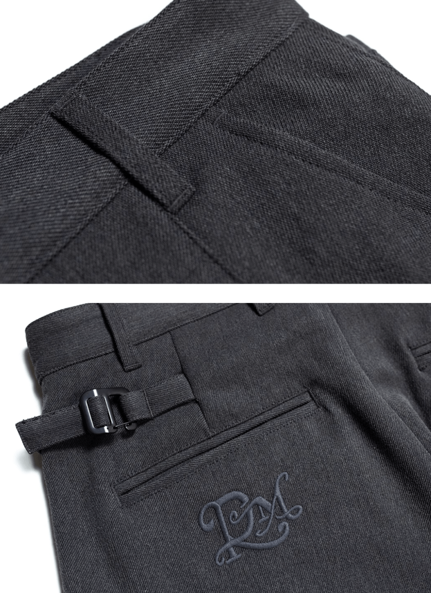 ドレープスラックスパンツ ポリエステル混紡 / Draped Slacks N5505 - ファッション通販NNine(ナイン)