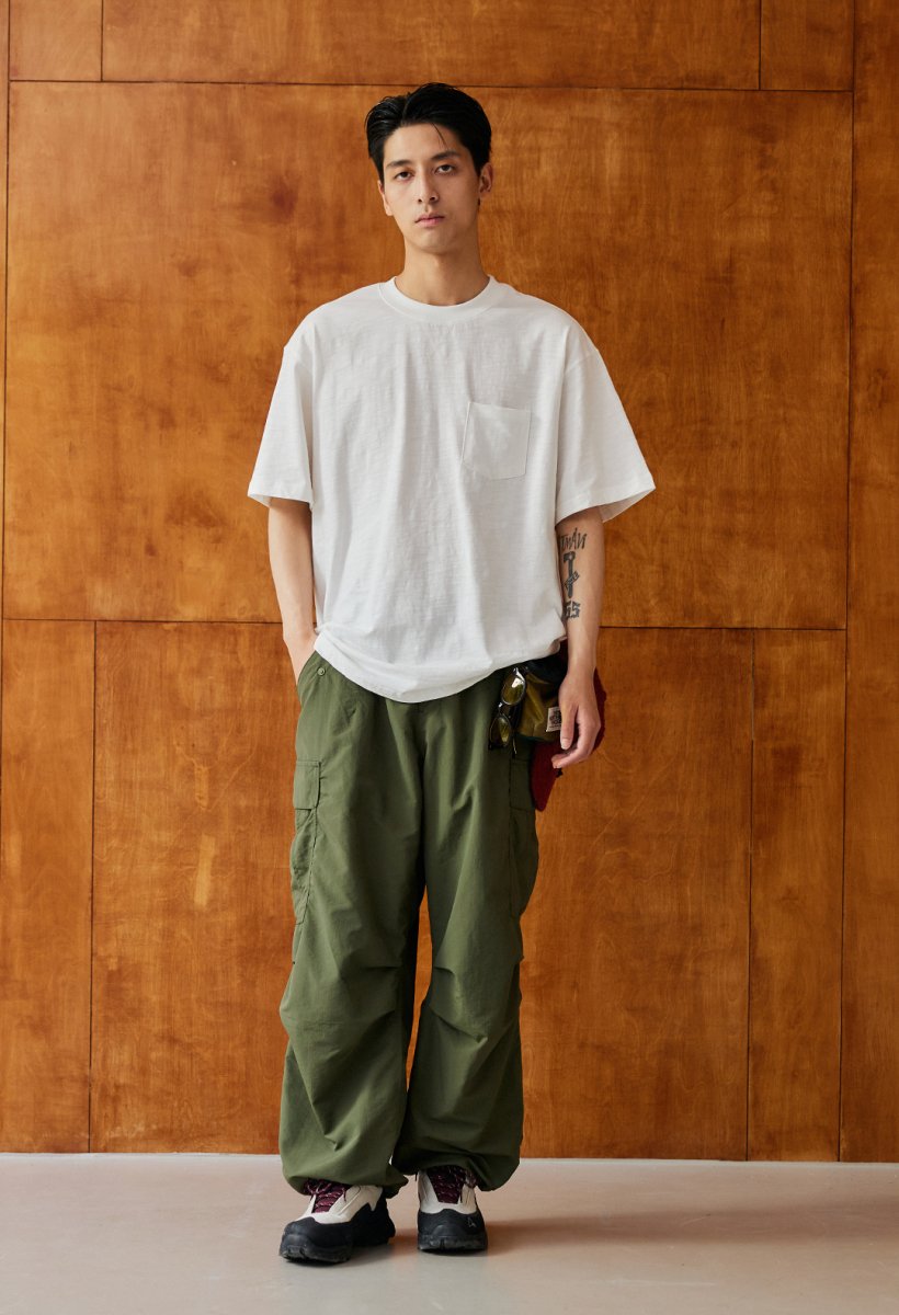 Drawstring Active Cargo Pants N2154 - NNine