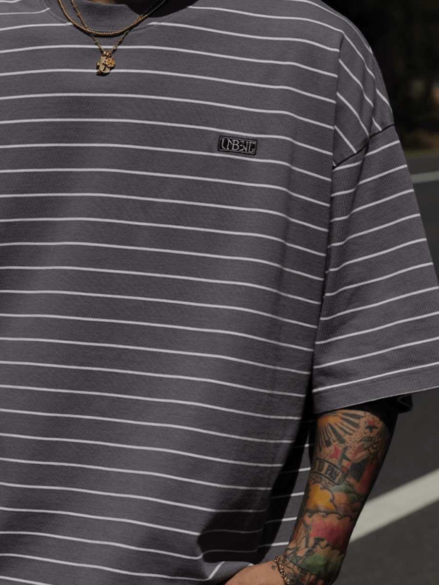 Embroidered logo border T-shirt N5147 - ファッション通販NNine(ナイン)