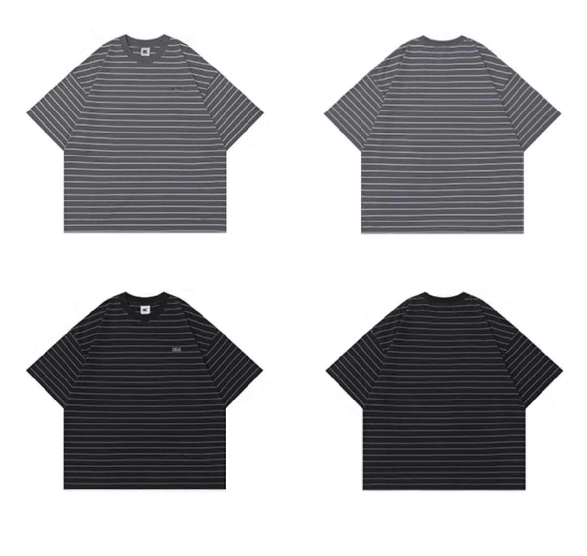 Embroidered logo border T-shirt N5147 - ファッション通販NNine(ナイン)