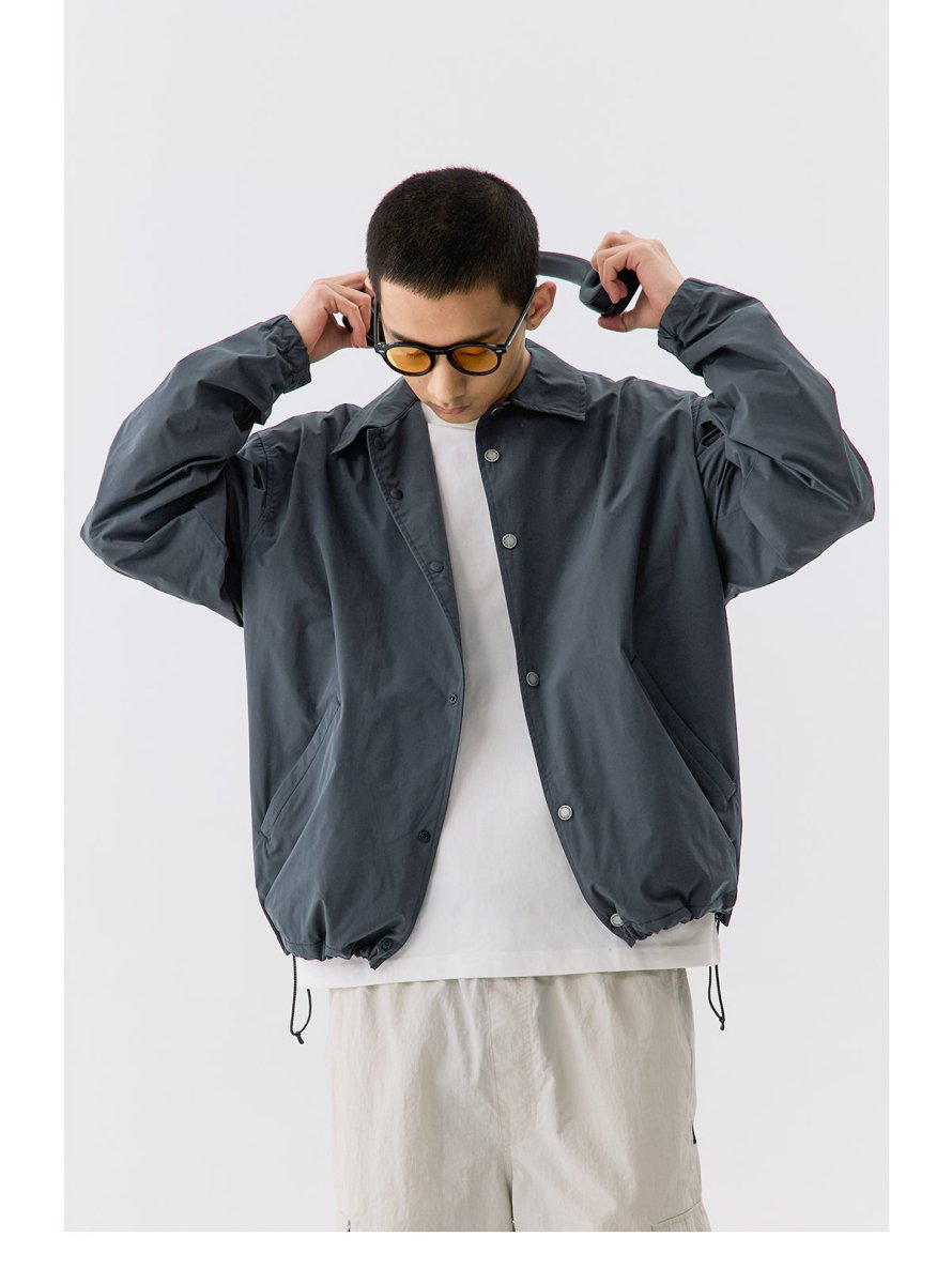 【シンプル万能】メンズ ワークコーチジャケット ライトアウター 春秋 | ESSENTIAL WORK COACH JACKET N2541 - ファッション通販 NNine(ナイン)