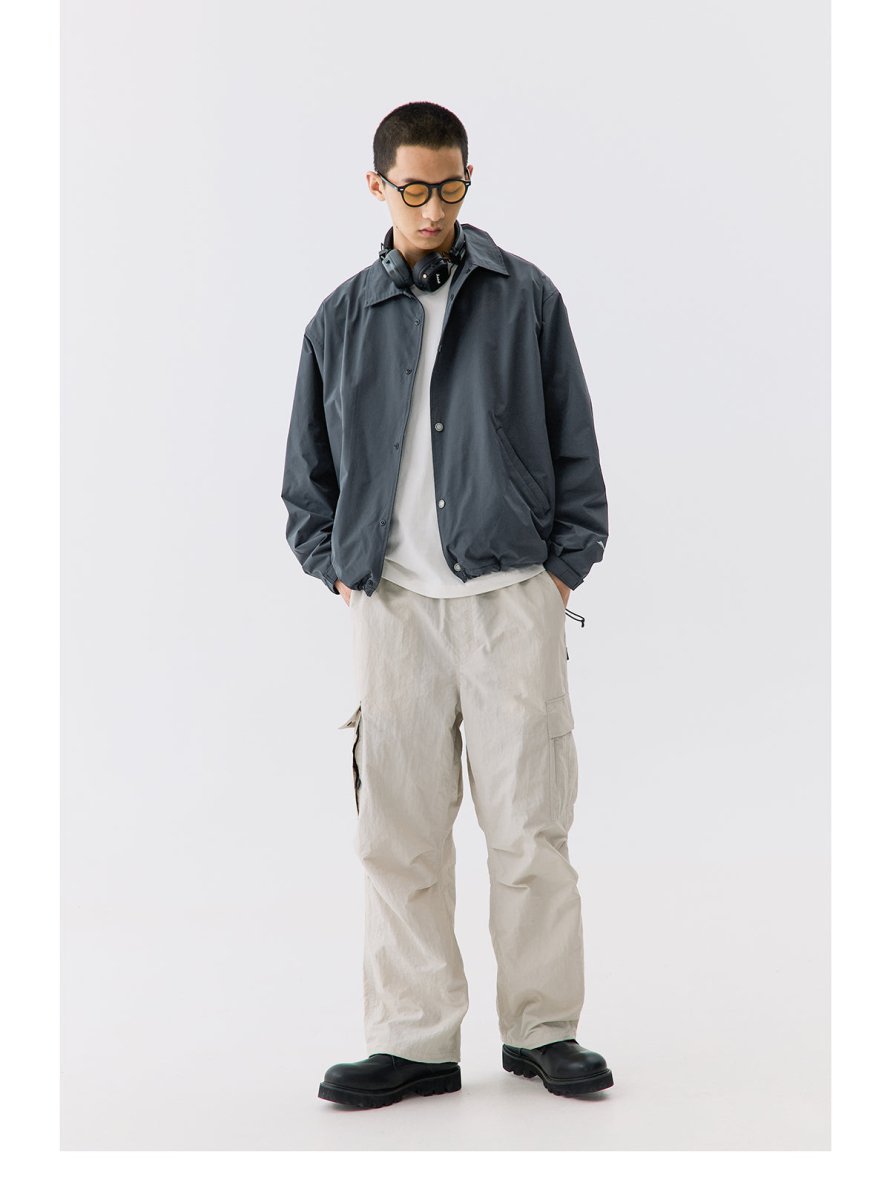 【シンプル万能】メンズ ワークコーチジャケット ライトアウター 春秋 | ESSENTIAL WORK COACH JACKET N2541 - ファッション通販 NNine(ナイン)