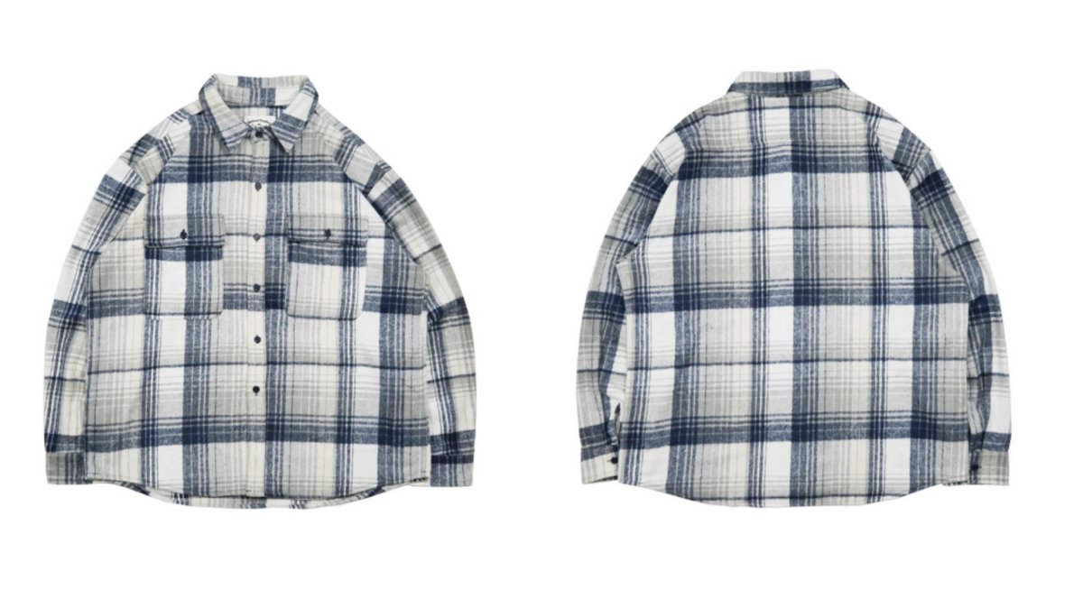 flannel check shirt N4728 - NNine