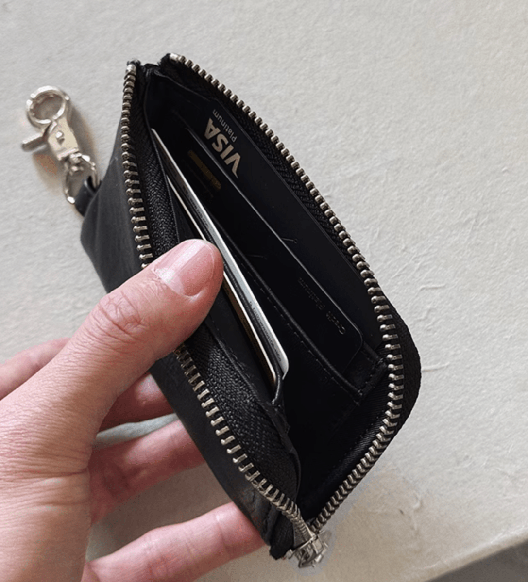 genuine leather card holder N5207 - ファッション通販 NNine(ナイン)