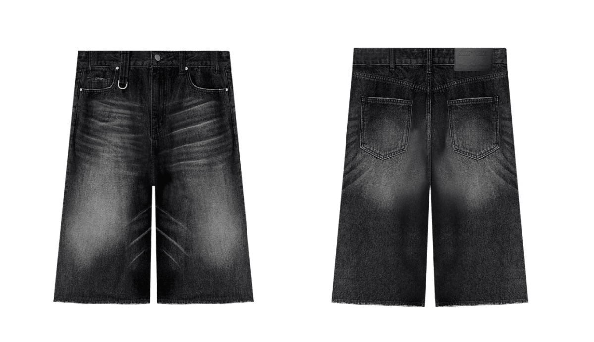 Half denim pants N5813 - ファッション通販NNine(ナイン)