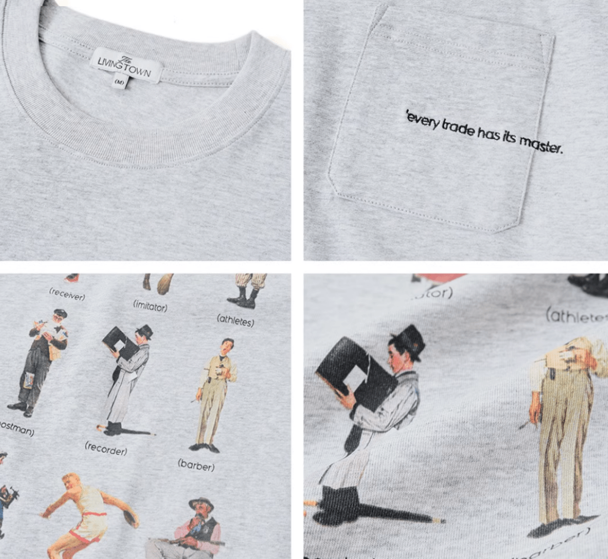 Heavy Cotton Pocket Tee Back Print / ヘビーコットン ポケT 半袖 バックプリント N5348 - ファッション通販 NNine(ナイン)