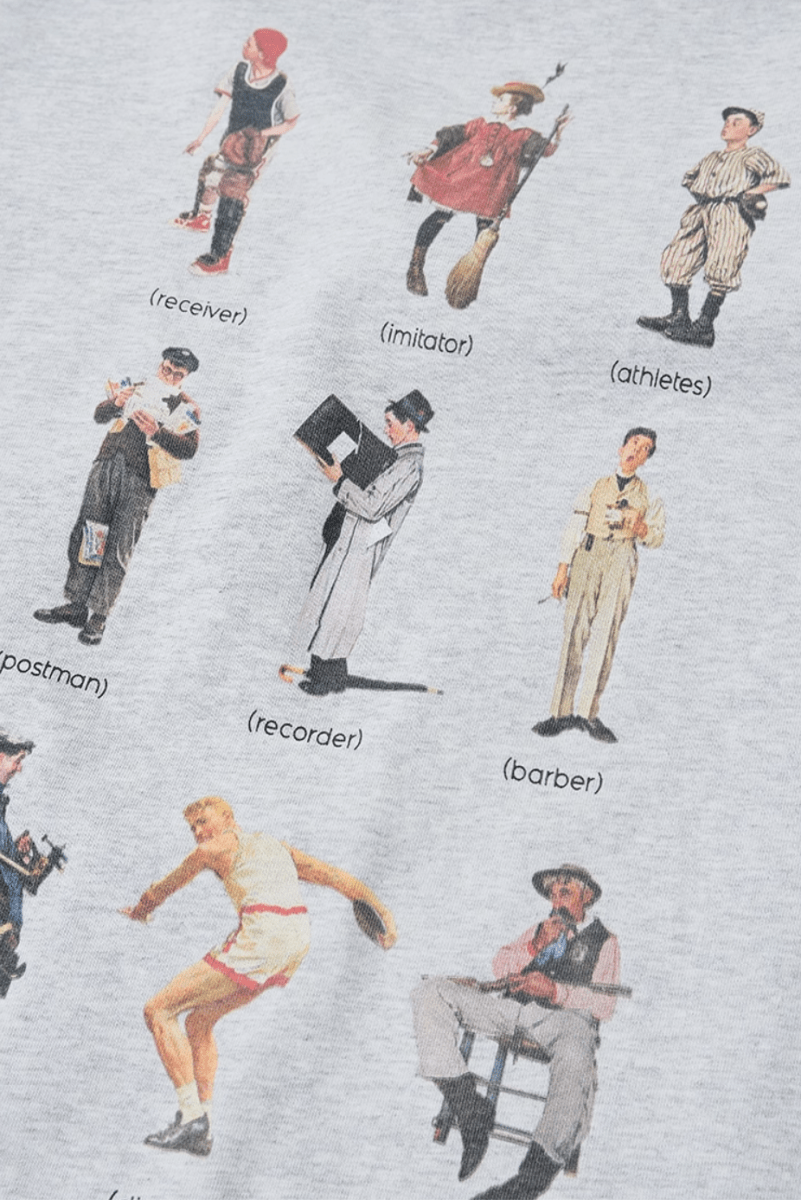 Heavy Cotton Pocket Tee Back Print / ヘビーコットン ポケT 半袖 バックプリント N5348 - ファッション通販 NNine(ナイン)