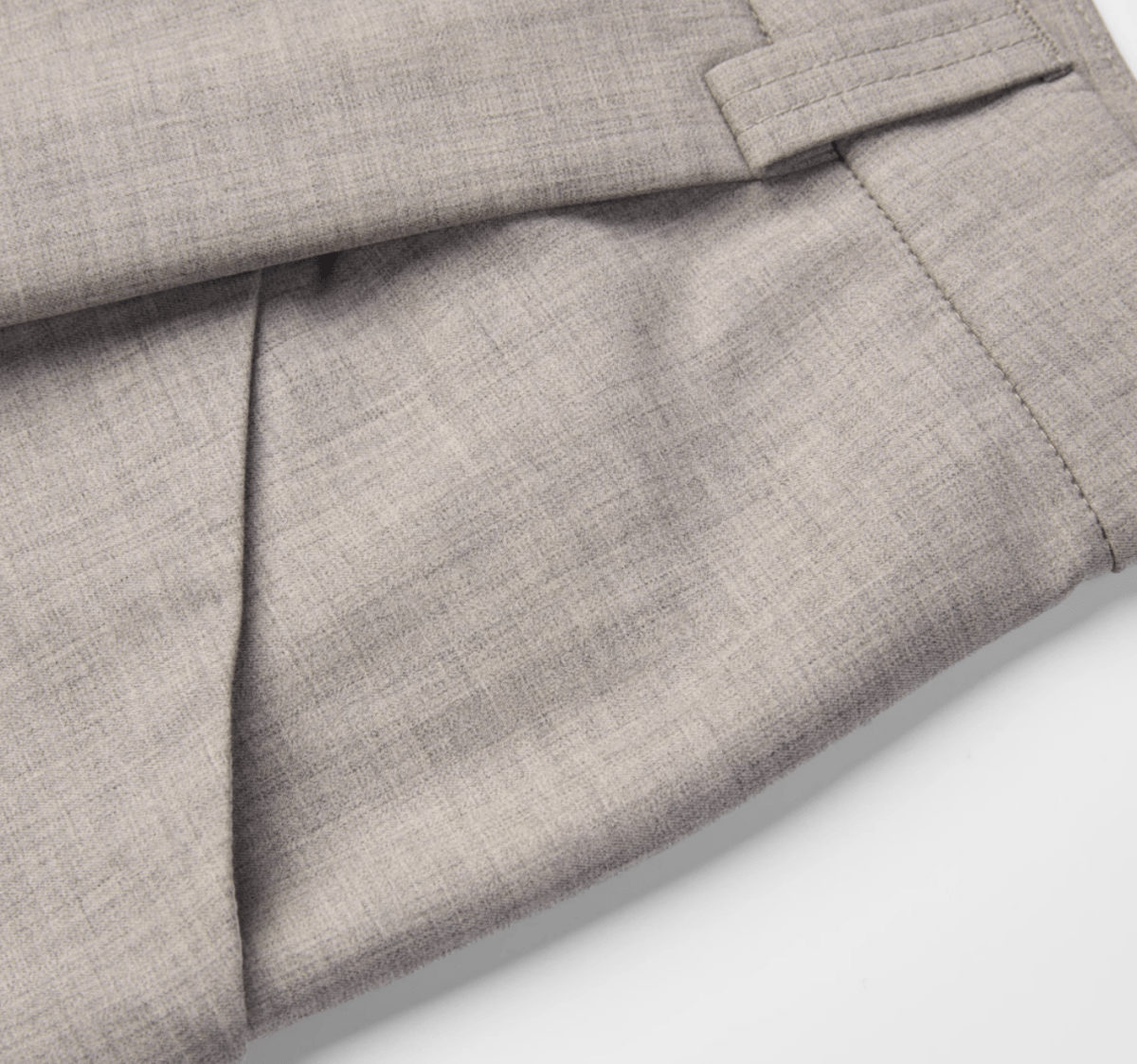 ヘリンボーンプリーツパンツ 混紡素材 / Herringbone Pleated Pants N5546 - ファッション通販NNine(ナイン)