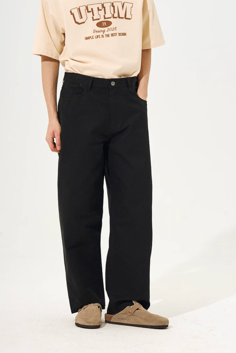 high waist straight pants N5259 - ファッション通販 NNine(ナイン)