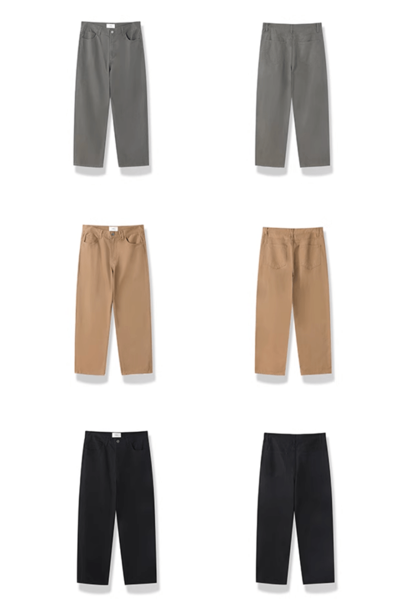 high waist straight pants N5259 - ファッション通販 NNine(ナイン)