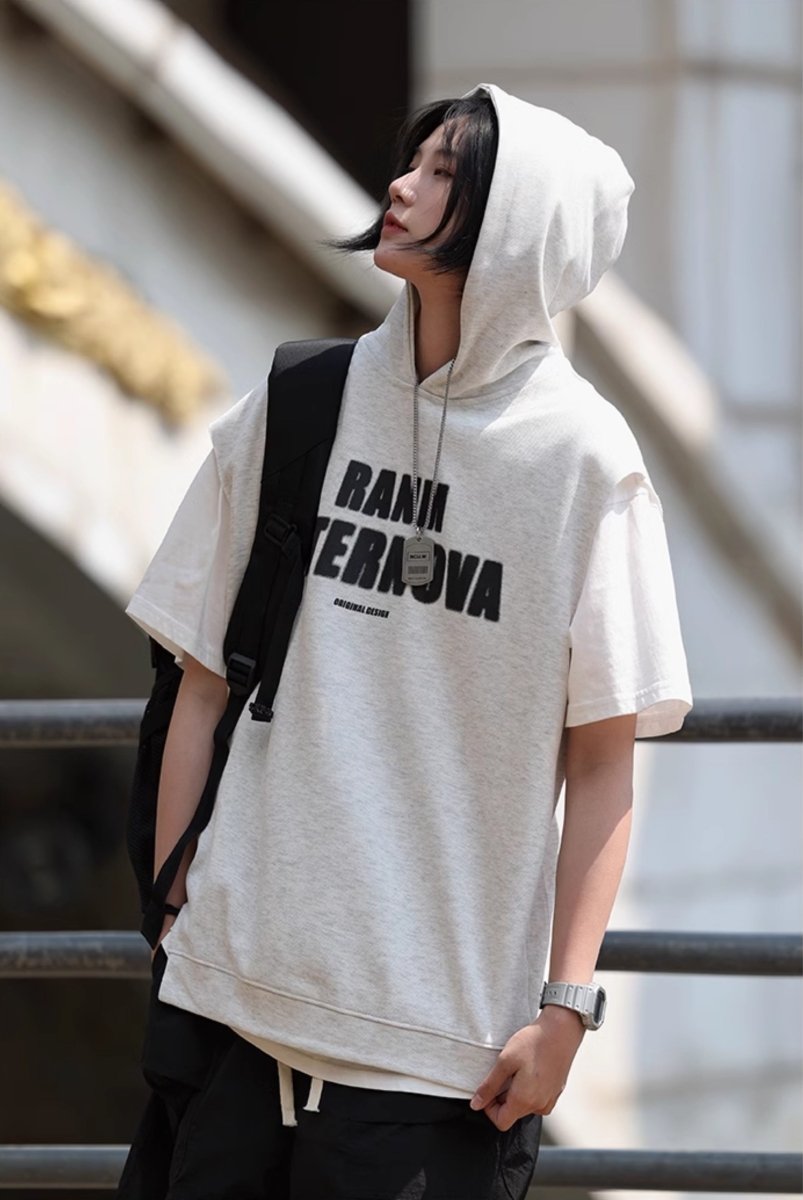 layered hoodie tops N3518 - NNine