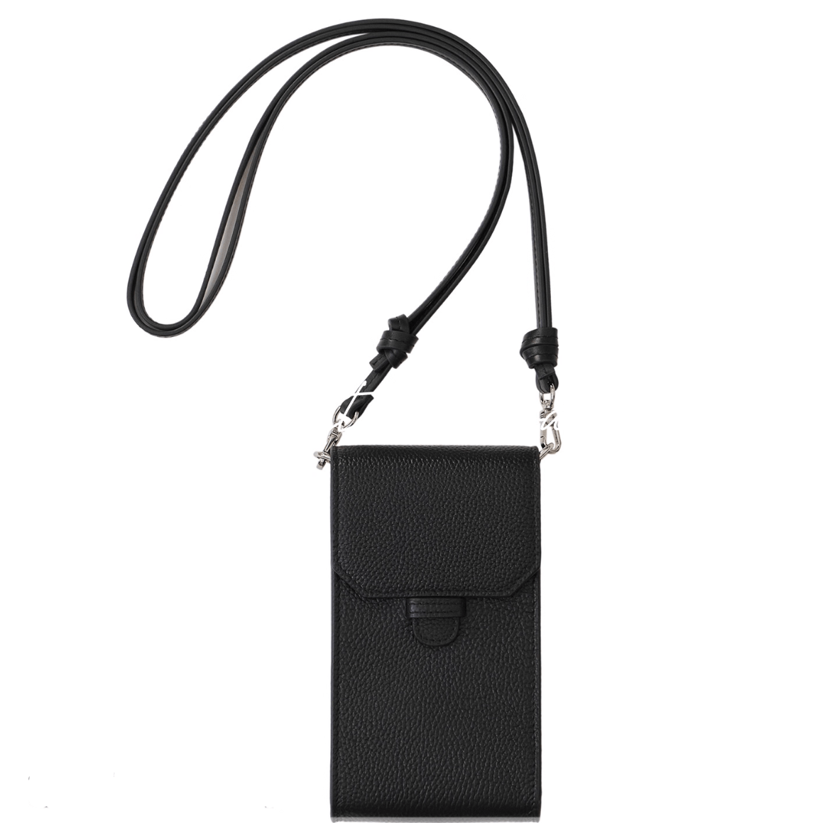 牛革 ミニマル レザーサコッシュ スマホショルダー / Leather sacoche