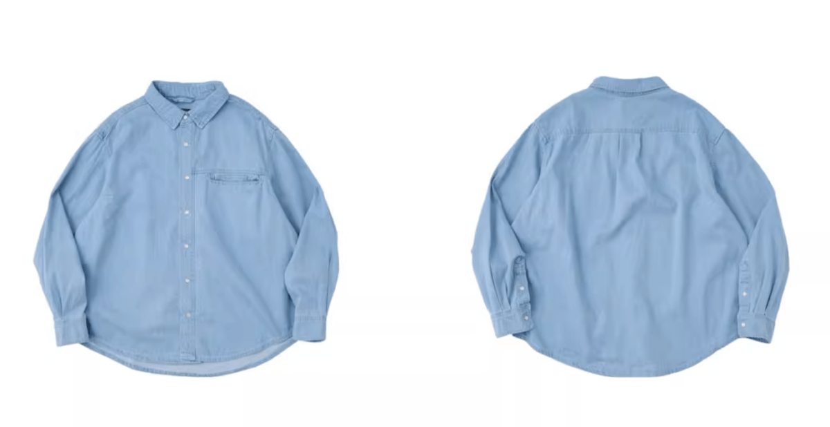 light blue denim shirt N4953 - ファッション通販 NNine(ナイン)