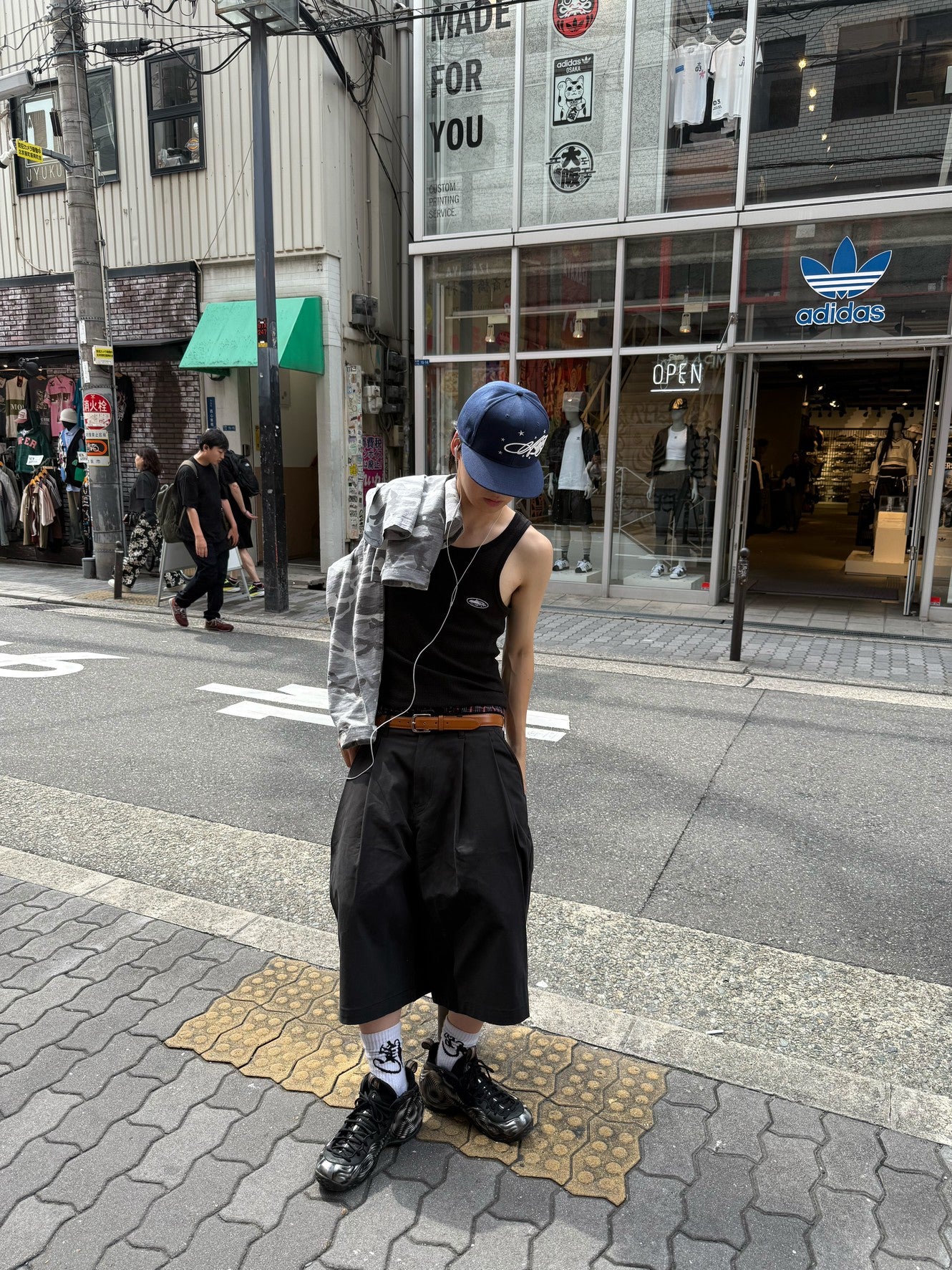 七分丈スラックスパンツ KZ004