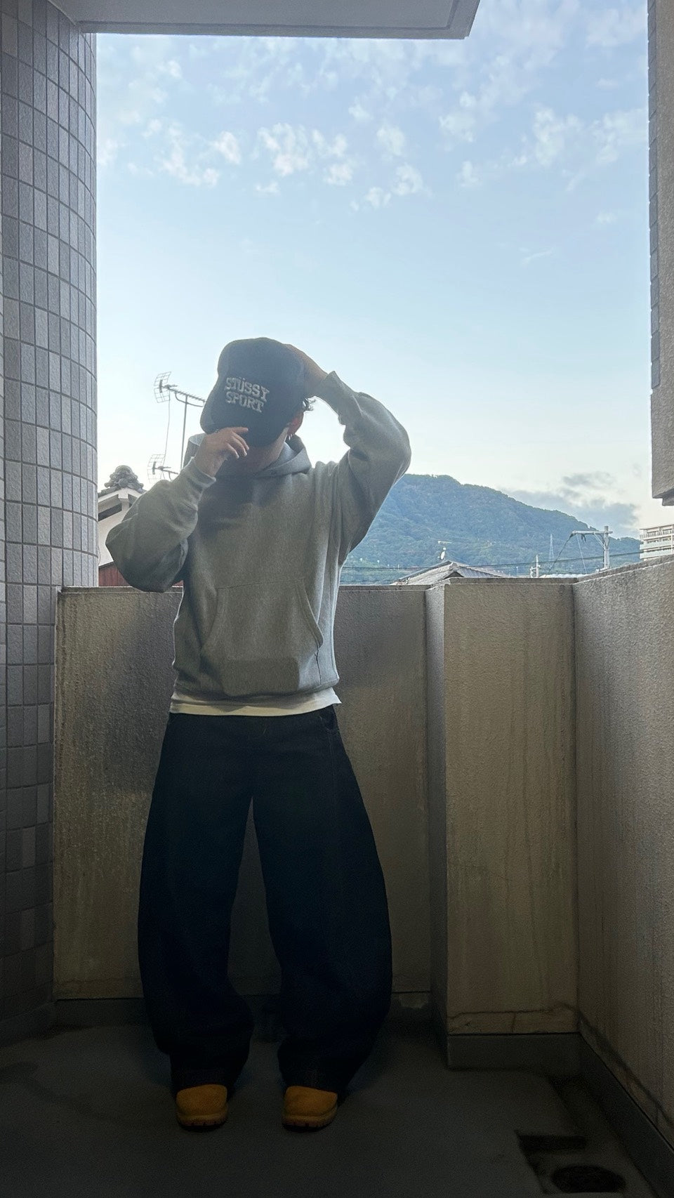 Stitch rigid curve denim RU-001