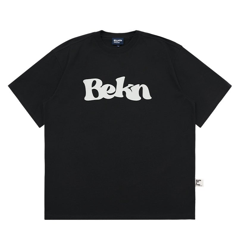 logo print T-shirt N3403 - NNine