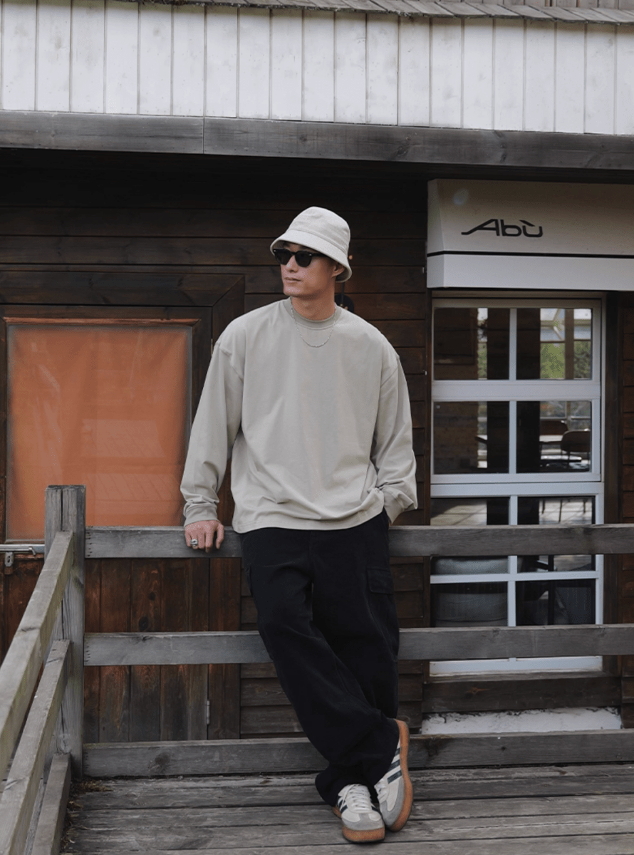 Long - sleeved bottom T-shirt N5643 - ファッション通販NNine(ナイン)