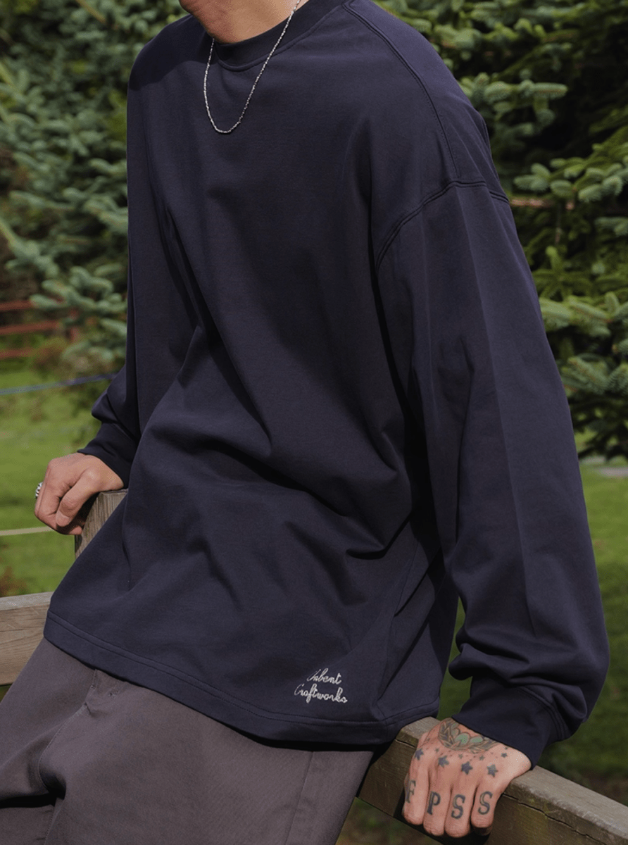 Long - sleeved bottom T-shirt N5643 - ファッション通販NNine(ナイン)