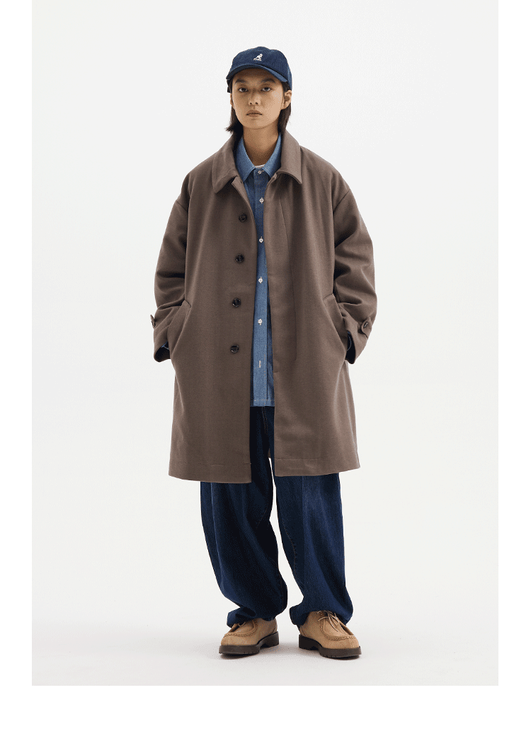 Mid - length wool coat N3000 - ファッション通販NNine(ナイン)