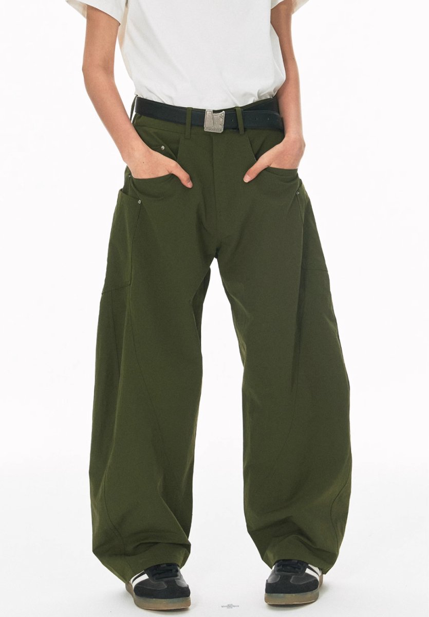 mid rise wide pants N4041 - NNine