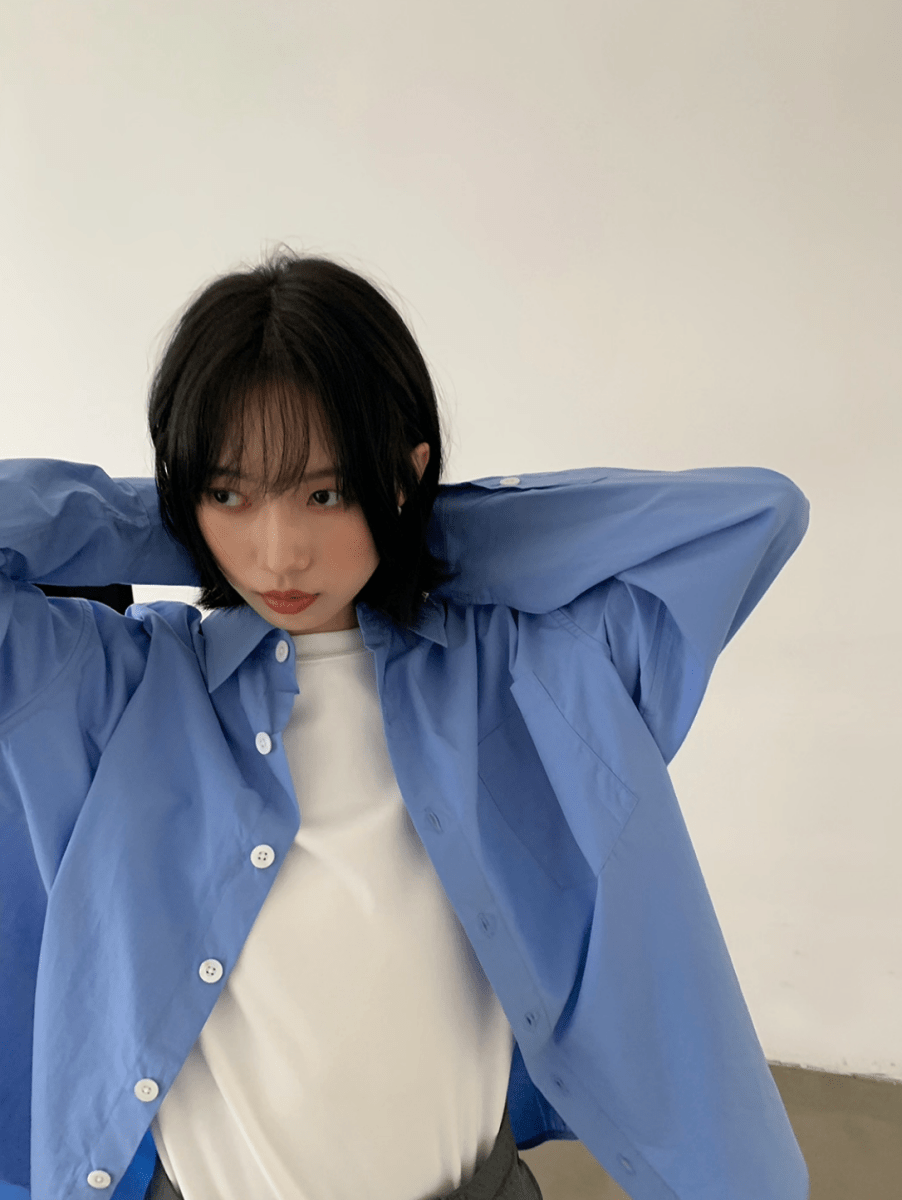 極上の肌触り。「とろみ」ビッグシャツ N5967 - ファッション通販NNine(ナイン)
