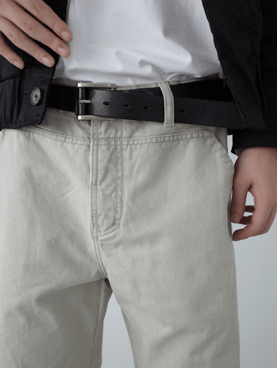 ハイストリート微フレア コットンデニムパンツ N6134 - ファッション通販NNine(ナイン)
