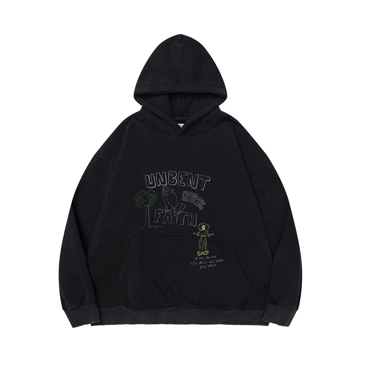 ヴィンテージウォッシュ プリント 裏起毛フーディ N6413 - ファッション通販NNine(ナイン)