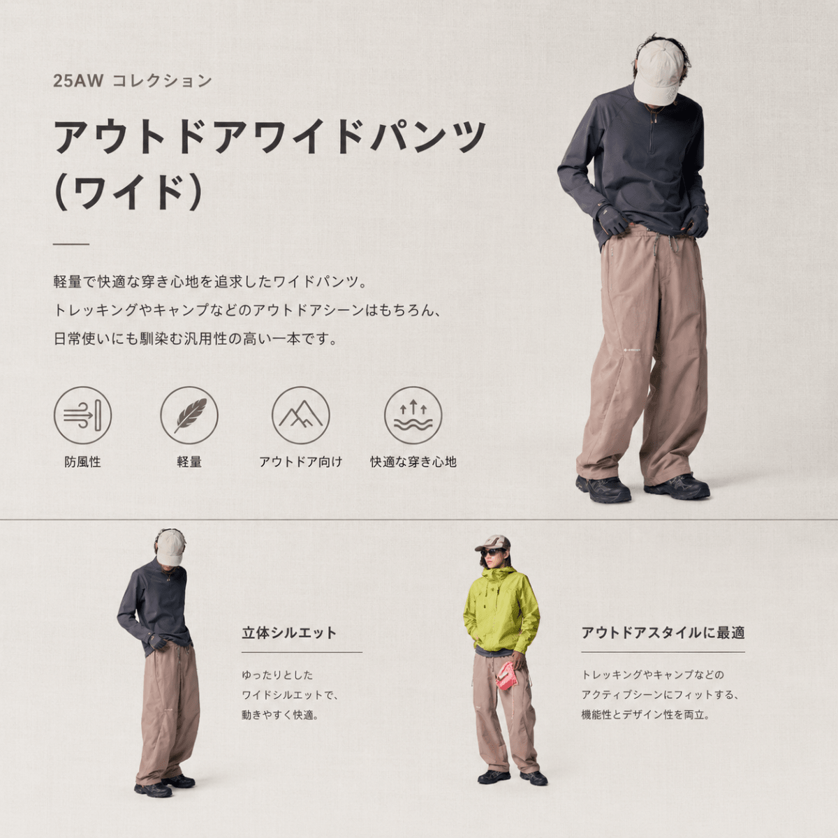 撥水加工 マルチポケット カーゴワークパンツ N7081 - ファッション通販NNine(ナイン)